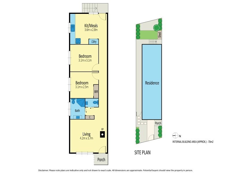 155 Eastwood Street, Kensington VIC 3031 Floorplan