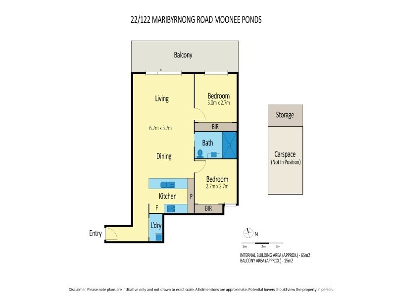 22/122 Maribyrnong Road, Moonee Ponds VIC 3039 Floorplan