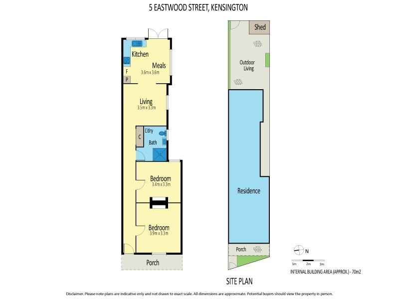 5 Eastwood Street, Kensington VIC 3031 Floorplan
