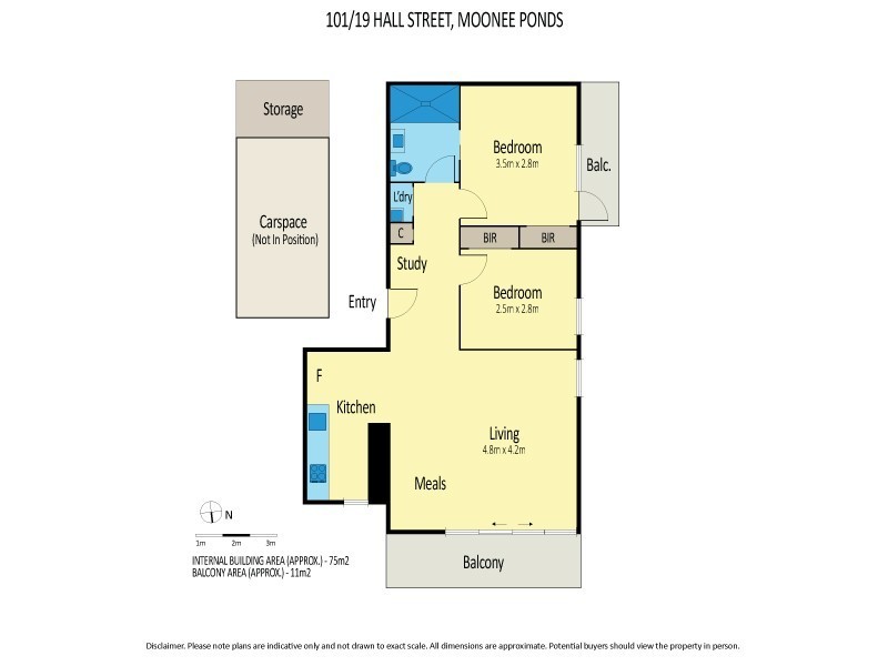 101/19 Hall Street, Moonee Ponds VIC 3039 Floorplan