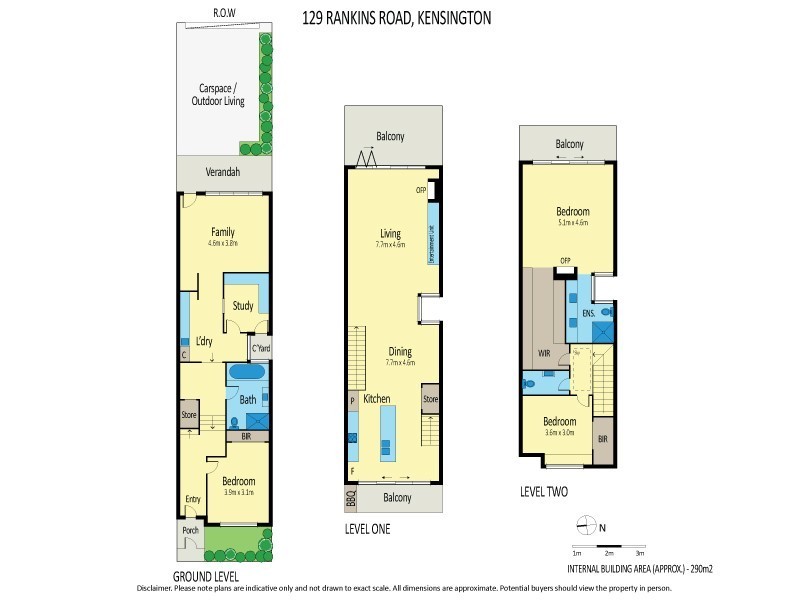 129 Rankins Road, Kensington VIC 3031 Floorplan