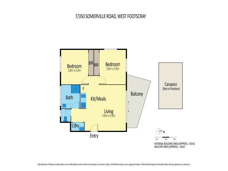 7/350 Somerville Road, West Footscray VIC 3012 Floorplan