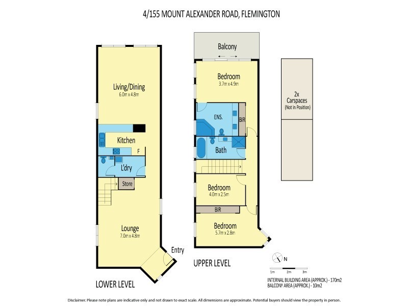 4/155 Mount Alexander Road, Flemington VIC 3031 Floorplan