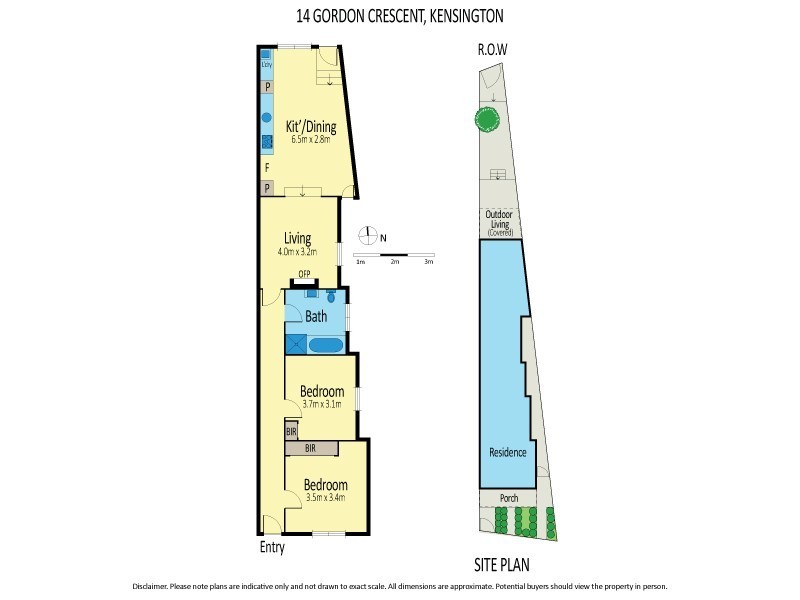 14 Gordon Crescent, Kensington VIC 3031 Floorplan