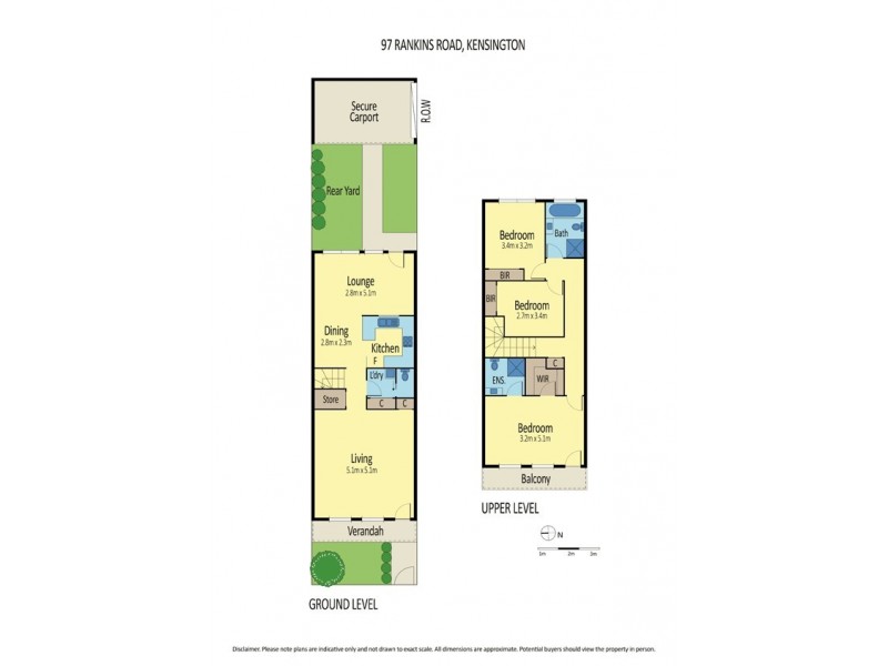 97 Rankins Road, Kensington VIC 3031 Floorplan