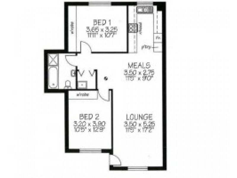 32/12-26 Willcox Street, Adelaide SA 5000 Floorplan