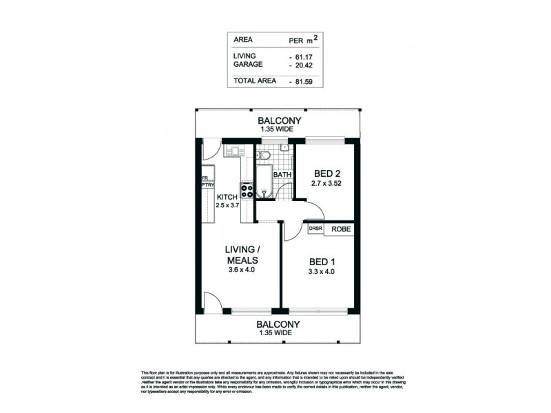 7/611 Greenhill Road, Burnside SA 5066 Floorplan