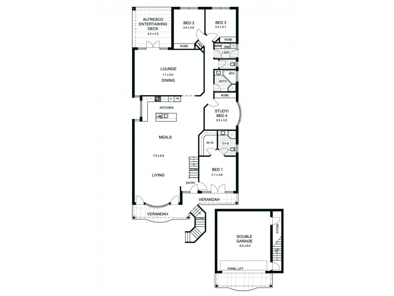 58 George Street, Torrens Park SA 5062 Floorplan