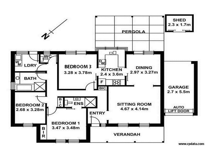 1/170A Stephen Terrace, Gilberton SA 5081 Floorplan