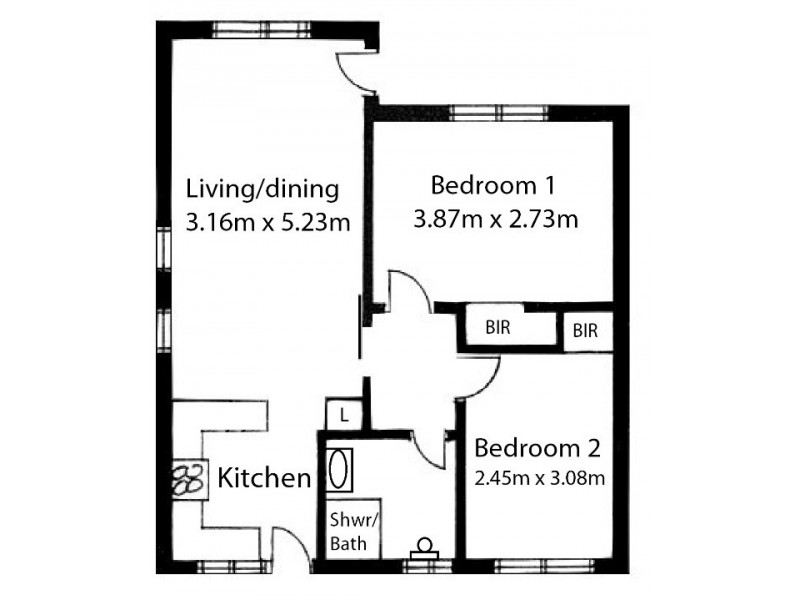 6/306 Fullarton Road, Fullarton SA 5063 Floorplan