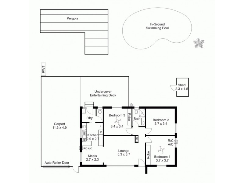 16 Mettika Avenue, Ingle Farm SA 5098 Floorplan