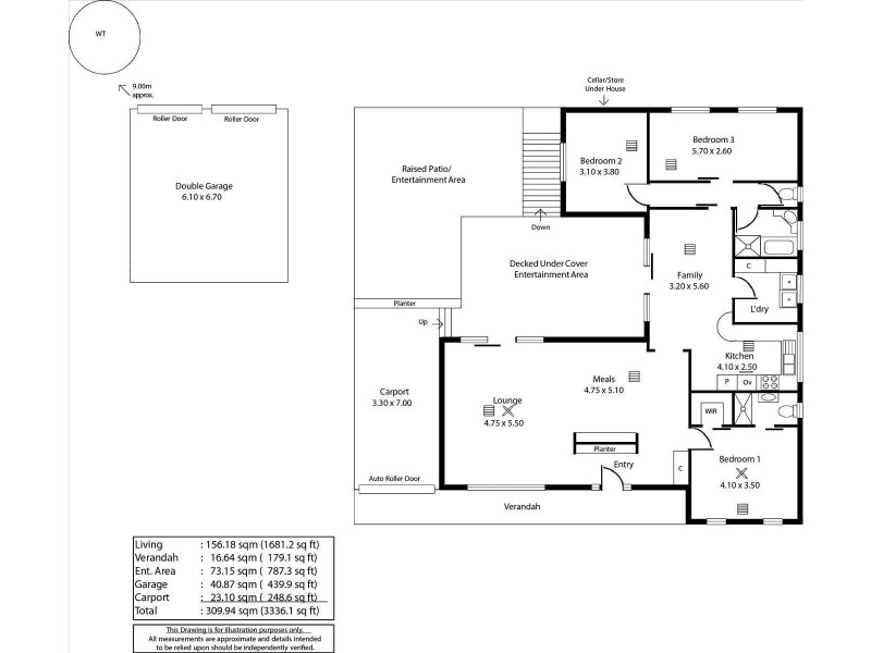 1 Derwent Terrace, Valley View SA 5093 Floorplan
