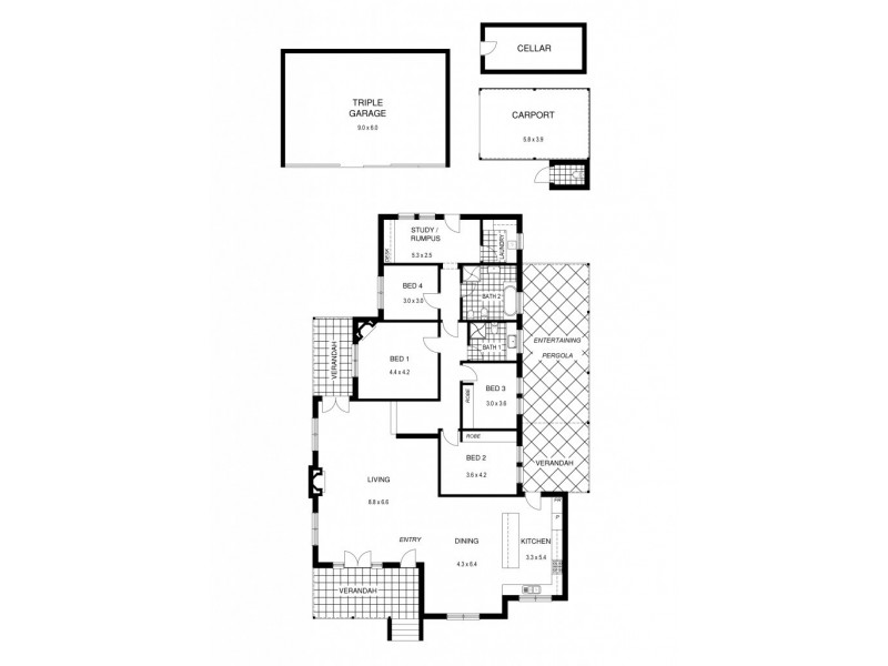 101 Mt Barker Road, Hahndorf SA 5245 Floorplan