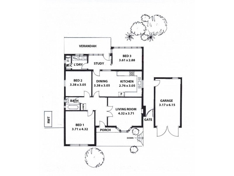7 Gort Avenue, Clapham SA 5062 Floorplan