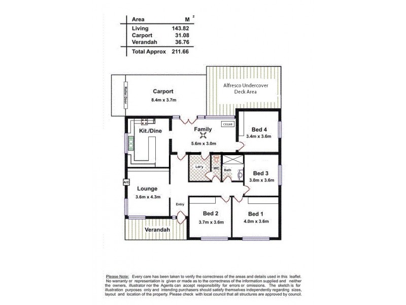 8 South Street, Hectorville SA 5073 Floorplan