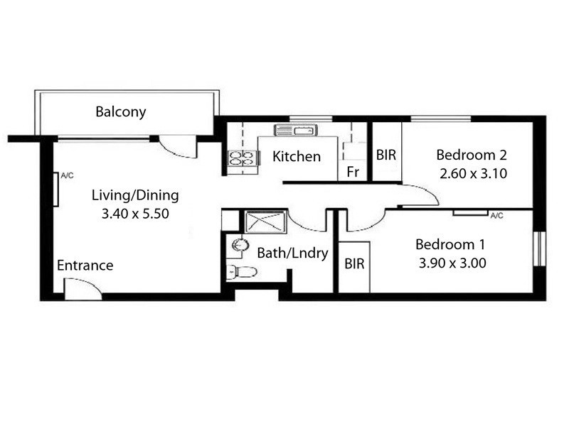 23/3 Broadway, Glenelg South SA 5045 Floorplan