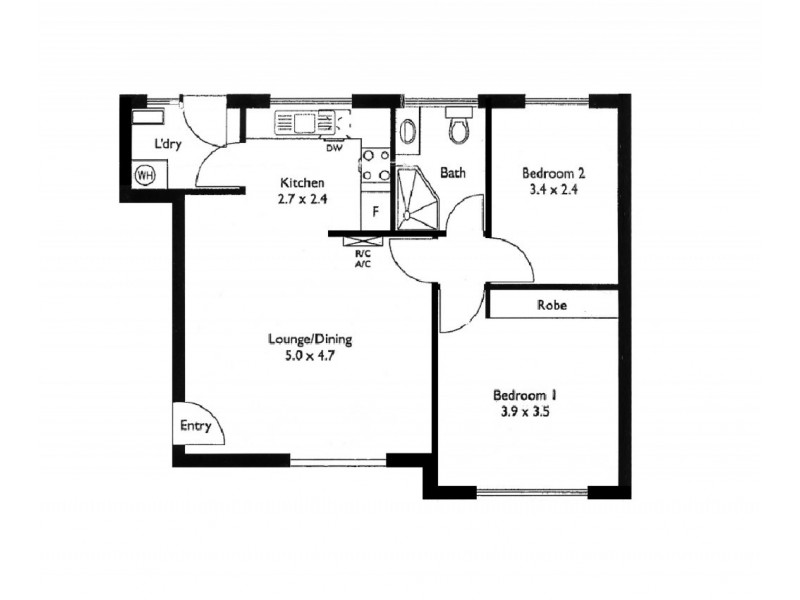 23/7 LeStrange Street, Glenside SA 5065 Floorplan