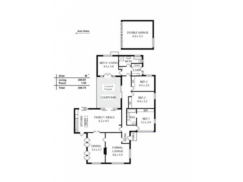 68 Park Avenue, Rosslyn Park SA 5072 Floorplan