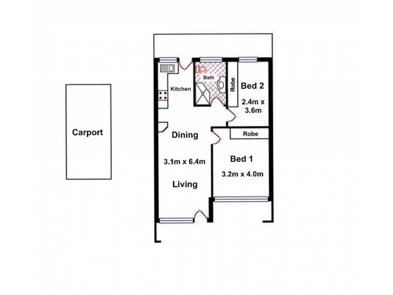 2/11 Torrens Avenue, Klemzig SA 5087 Floorplan