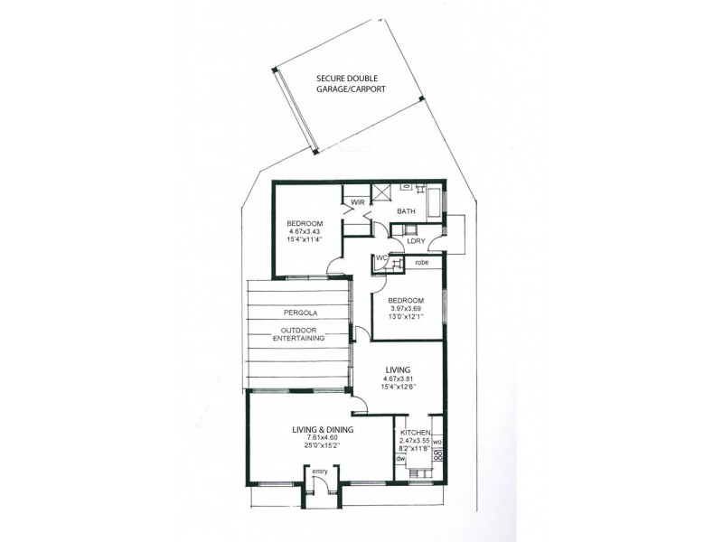 Residence 2/13 Rodda Road, Myrtle Bank SA 5064 Floorplan