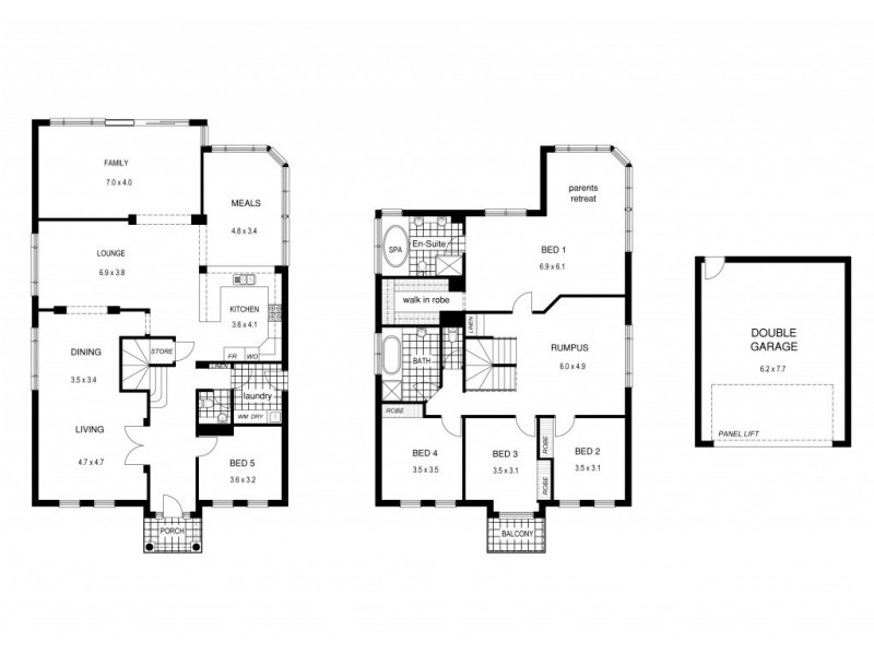 2 Glengarry Drive, Woodforde SA 5072 Floorplan
