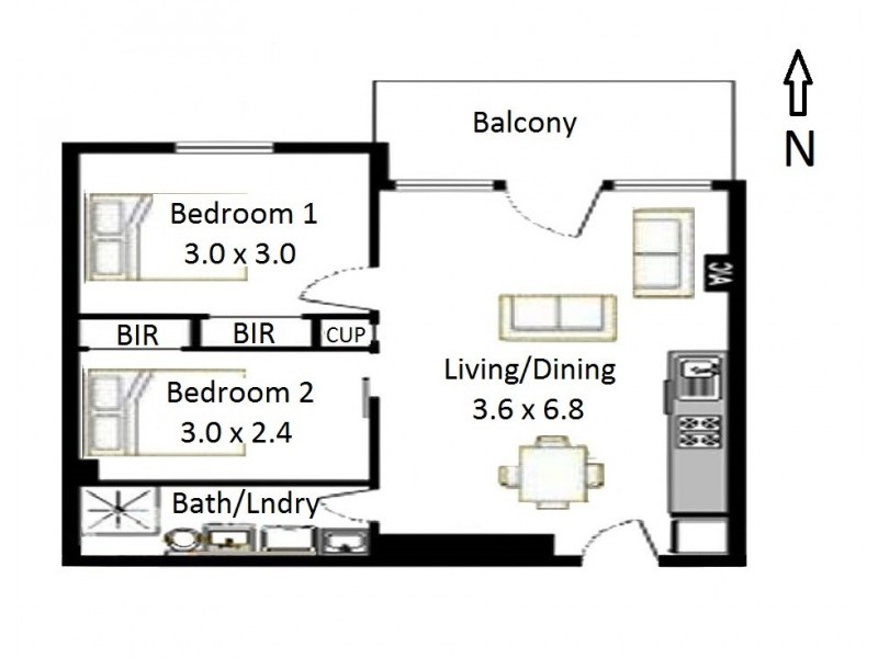 704/22 Ifould Street, Adelaide SA 5000 Floorplan