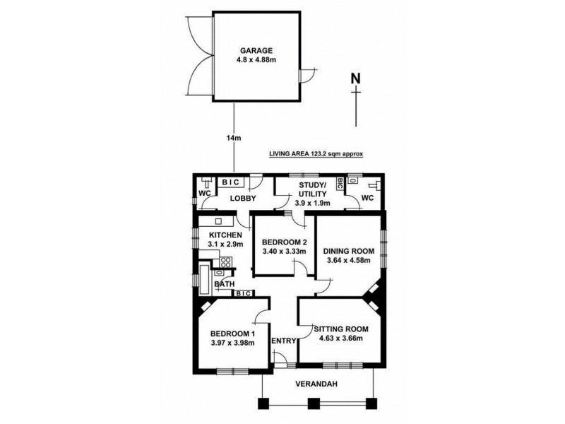 29 George Street (Crn of Clifton St), Hawthorn SA 5062 Floorplan