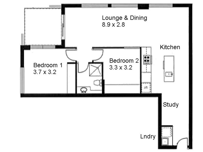 1307/91 – 97 North Terrace, Adelaide SA 5000 Floorplan