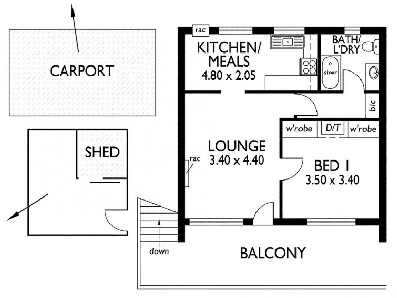 7/16 Kyle Street, Glenside SA 5065 Floorplan