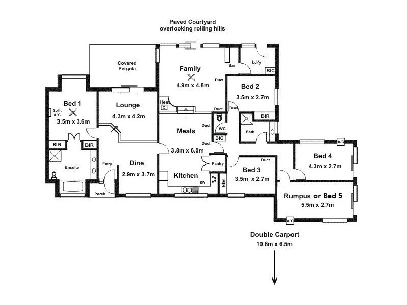 14 Staplehurst Lane, Greenhill SA 5140 Floorplan