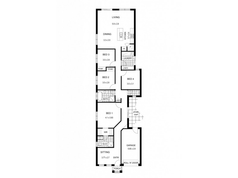 44B Cresdee Road, Campbelltown SA 5074 Floorplan