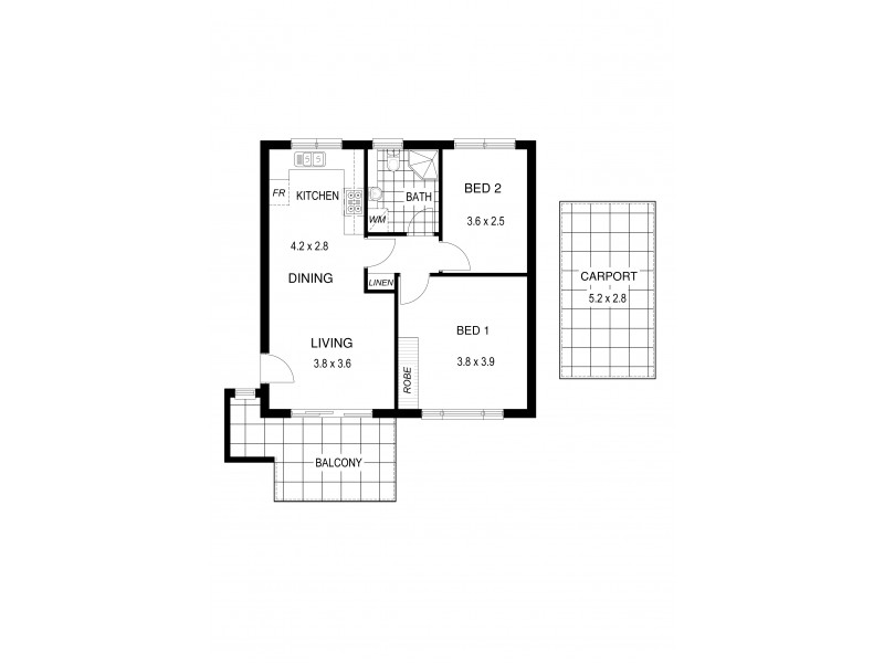 7/341 Sir Donald Bradman Drive, Brooklyn Park SA 5032 Floorplan