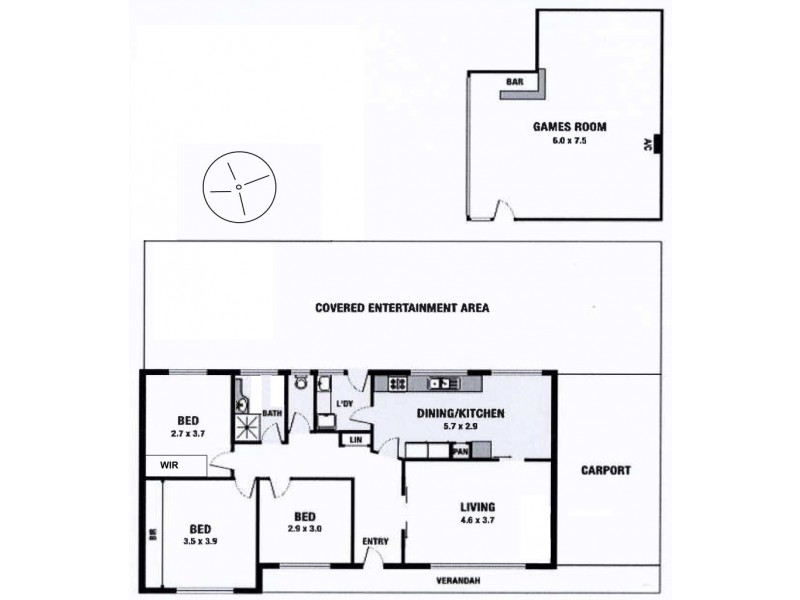 5 Shropshire Avenue, Hillcrest SA 5086 Floorplan