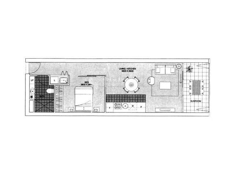 405/10 Balfours Way, Adelaide SA 5000 Floorplan