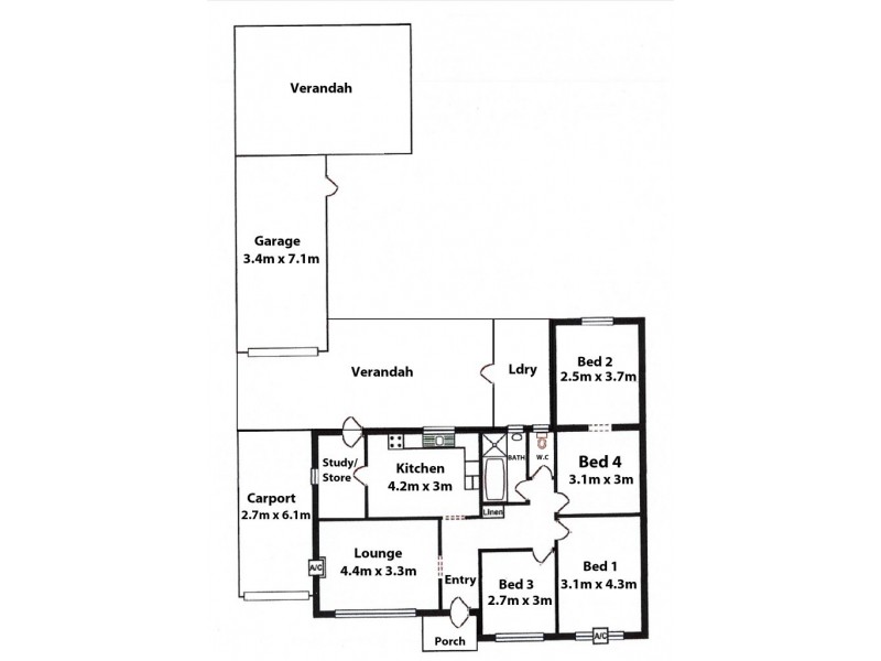 30 Hancock Avenue, Campbelltown SA 5074 Floorplan