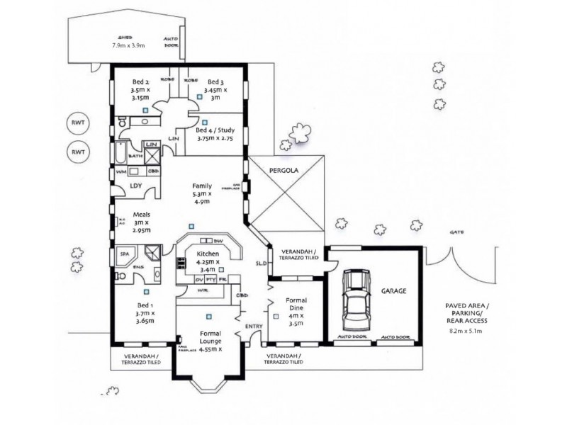 3 Walker Place, Highbury SA 5089 Floorplan