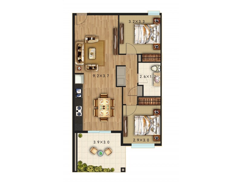 5/1 Lamont Street, Renown Park SA 5008 Floorplan