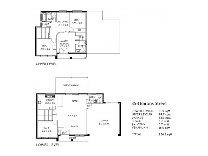 35B Barons Street (Corner of Reid Avenue), Magill SA 5072 Floorplan