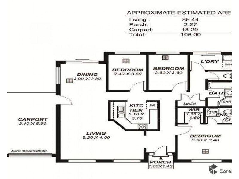 Res 1/2 Bovey Street, Hampstead Gardens SA 5086 Floorplan