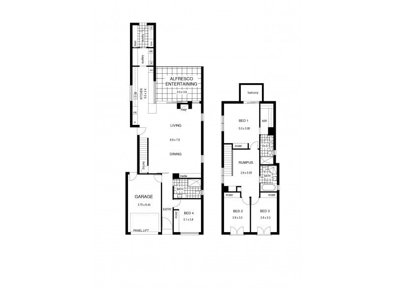 9 Rosewood Road, Highbury SA 5089 Floorplan