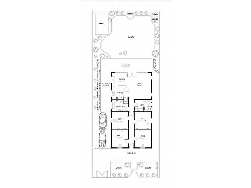 5 Glanton Street, West Hindmarsh SA 5007 Floorplan