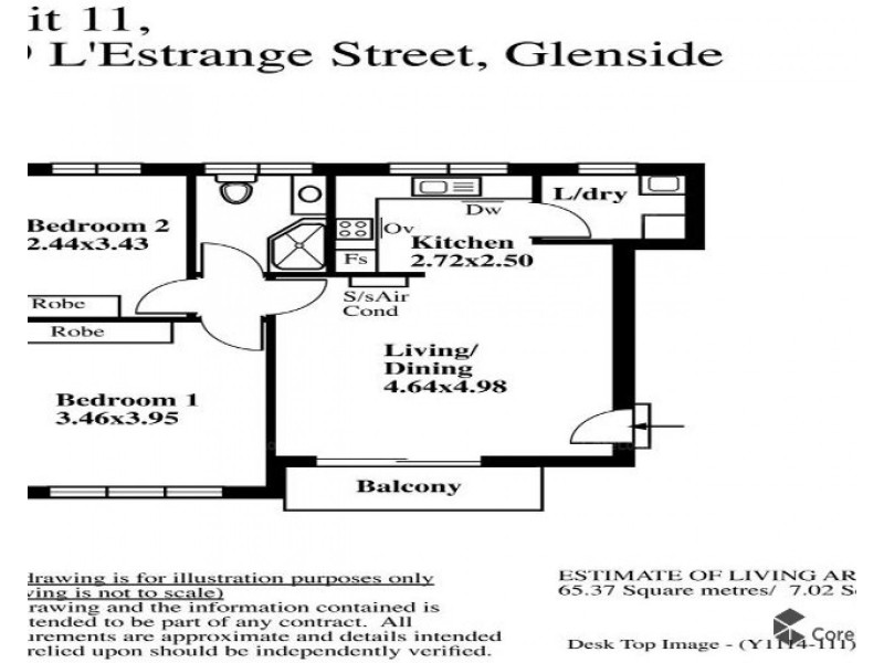 11/7 – 9 L’Estrange Street, Glenside SA 5065 Floorplan