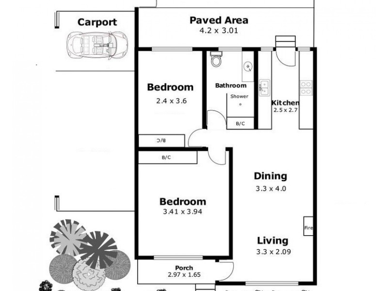 Res 1/111 Godfrey Terrace, Erindale SA 5066 Floorplan