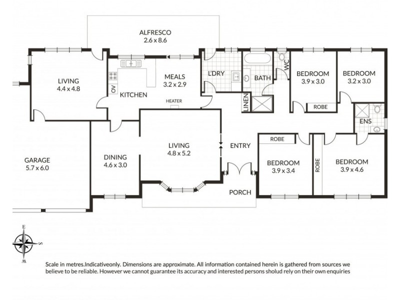 14 Morland Avenue, Stonyfell SA 5066 Floorplan