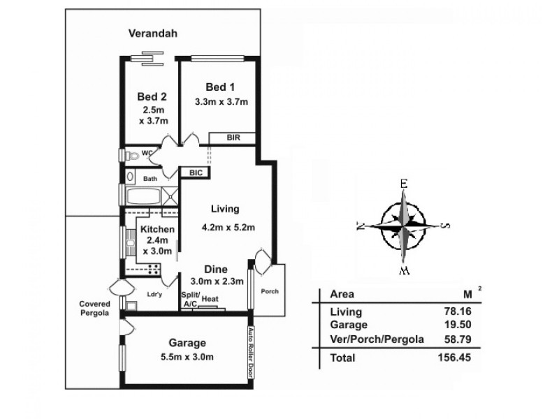 2/21 Cambridge Terrace, Kingswood SA 5062 Floorplan