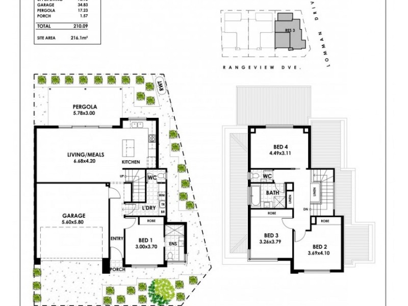 1A Rangeview Drive, Newton SA 5074 Floorplan