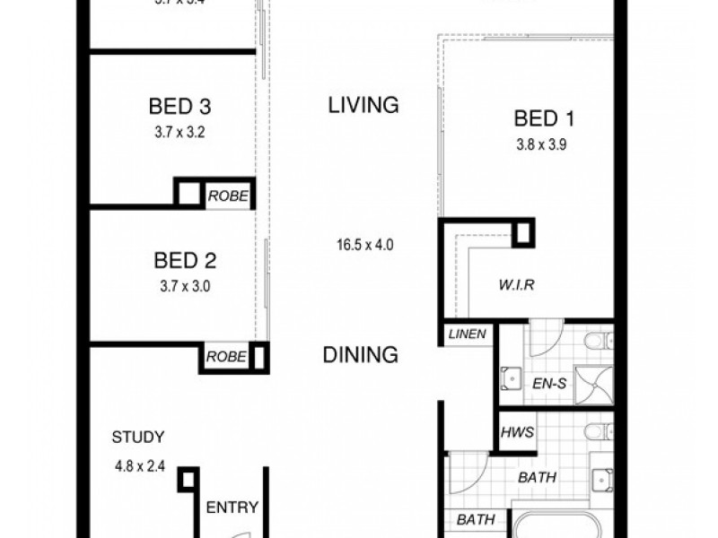 4/155 Waymouth Street, Adelaide SA 5000 Floorplan