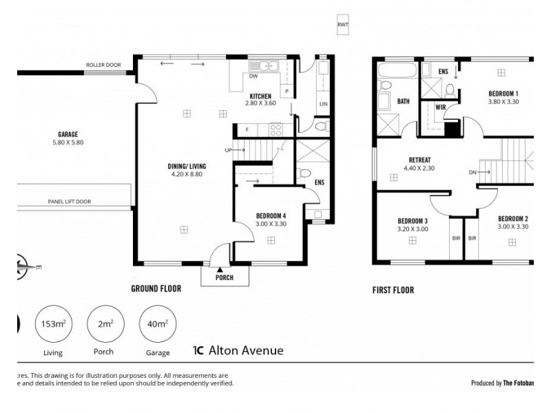 1A & 1C Alton Avenue, Magill SA 5072 Floorplan