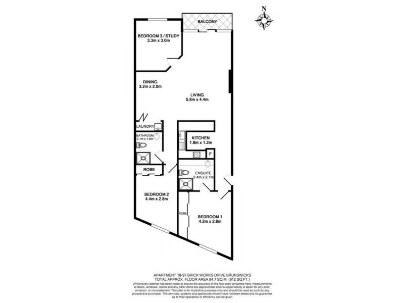 18/97 Brickworks Drive, Brunswick VIC 3056