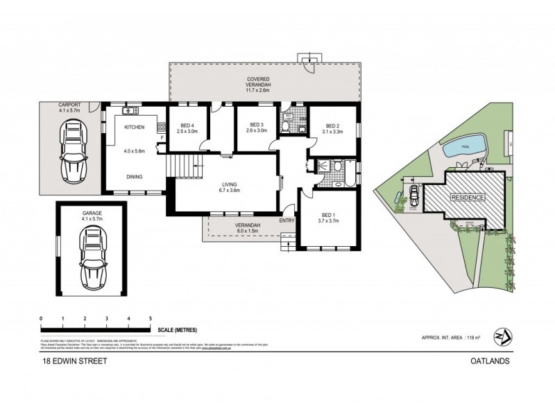18 Edwin Street, Oatlands NSW 2117 Floorplan